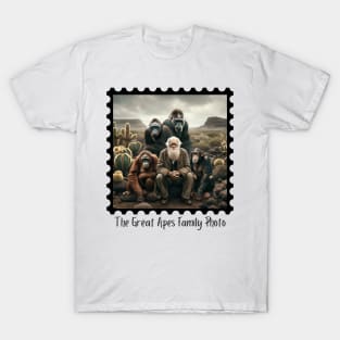 The Great Apes Family Photo T-Shirt